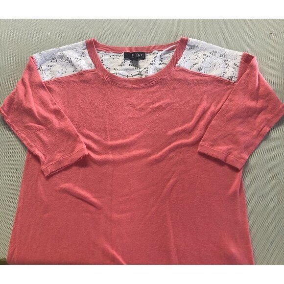 A.n.a. Petite Shirt size PS petite small S - Salmon - A New Approach Knit Top - Picture 1 of 5